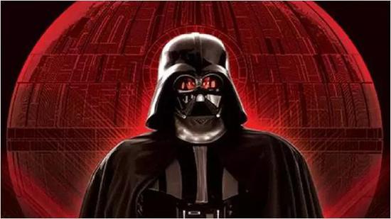 《星球大战》西斯黑暗尊主达斯·维德（Darth Vader），一位受“黑暗面”（dark side）影响的绝地武士。事实证明，我们的宇宙可能也有“黑暗面”。图片来源：《星球大战》