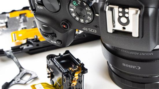 佳能EOS RP微單相機拆機圖 延續EOS R的精美做工 未分類 第1張