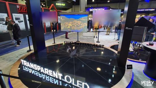  OLED透明电视