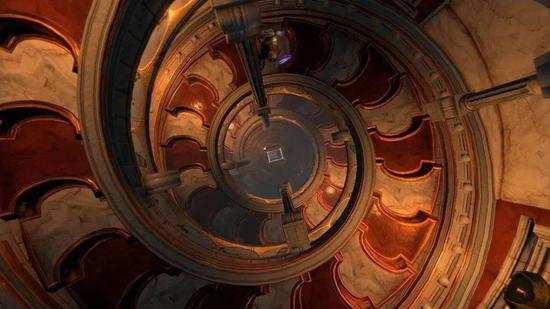 《战神 3》重制版的旋转楼梯. 图片来自：mobygames