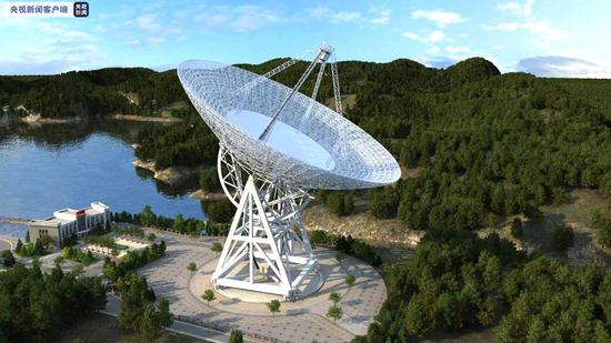 云南景东120米脉冲星射电望远镜 规划设计图