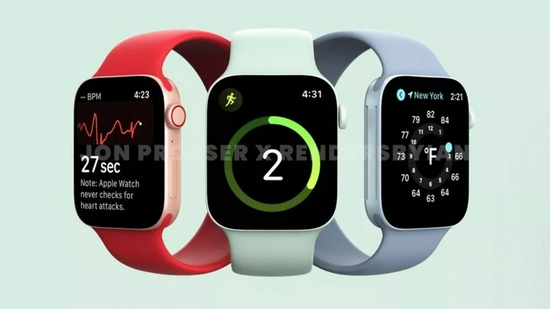 ▲ Jon Prosser 制作的 Apple Watch 7 假想图