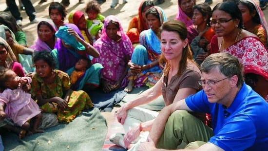 2011年比尔和梅琳达在印度探访当地社区 / 盖茨基金会