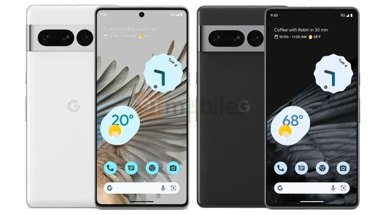 Google Pixel 7和Pixel 7 Pro高清渲染图再曝光