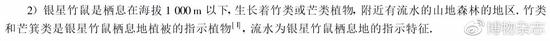 银星竹鼠的野外栖息地，必有竹林和流水。来源：《银星竹鼠的生态调查》