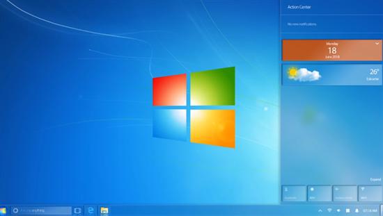 win7美化:Win7经牛人美化后:再也不想升Win10了