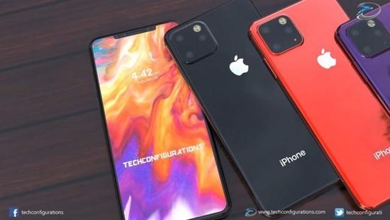 iPhone XI Max方形阵列镜头（图：techconfigurations）