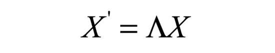 ○洛伦兹变换的公式位于纳维尔-斯托克斯方程上方，在中间的格点图形那里。