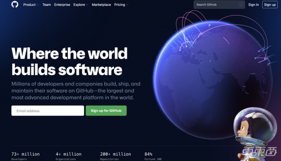 ▲开源网站GitHub