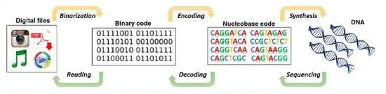 数据信息可以存储在DNA中，也可以反过来从DNA中读取数据信息。｜来自网络