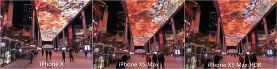 iPhone XS Max室外夜间样张