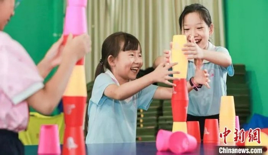 7月19日，北京暑期学生托管服务正式开始。&nbsp;中新社记者 贾天勇 摄