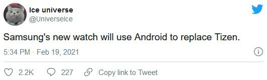 消息称三星下代Galaxy Watch将抛弃Tizen，采用Android系统