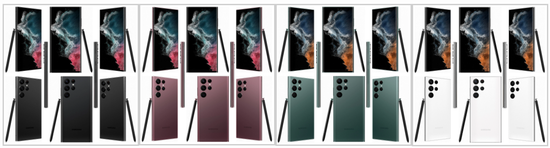 三星Galaxy S22/Plus/Ultra所有配色渲染图流出,2月9日发布
