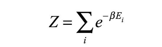 ○ 配分函数在图的右下角。