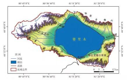 赛里木湖区位示意图 （图片来源：中科院地质地球所）