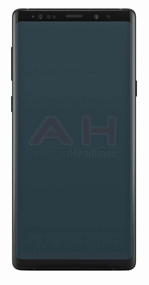 三星Note9渲染图