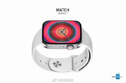 Apple Watch Series 7渲染图