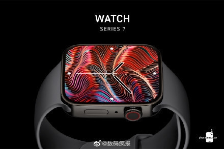 Apple Watch Series 7渲染图