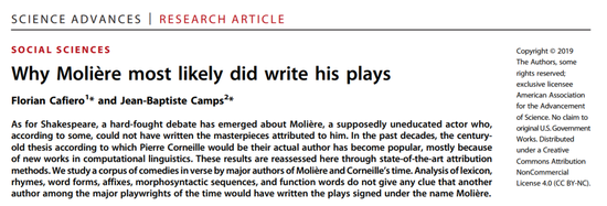 “Why Molière most likely did write his plays”