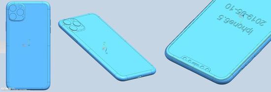 疑似iPhone XI Max CAD渲染图