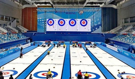 “冰立方”比赛现场。国家游泳中心供图