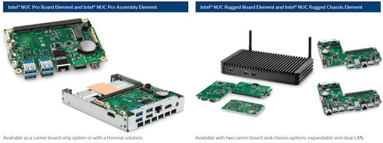 英特尔公布NUC Element模块化PC具体细节