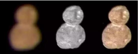 图丨此前发布的Ultima Thule 形状（来源：NASA）