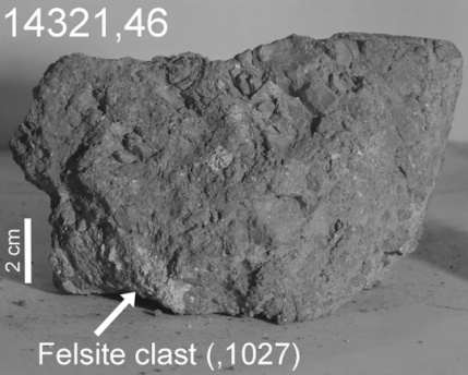 “阿波罗”航天员带回地球的月球岩石样本