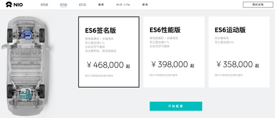 图 /&nbsp;蔚来官网