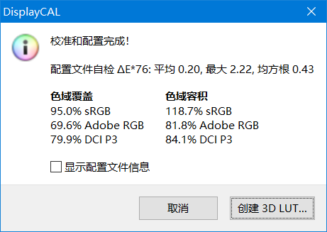 ▲ 120Hz LCD 屏幕色域