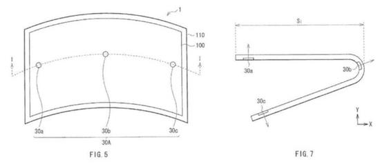 索尼柔性屏专利
