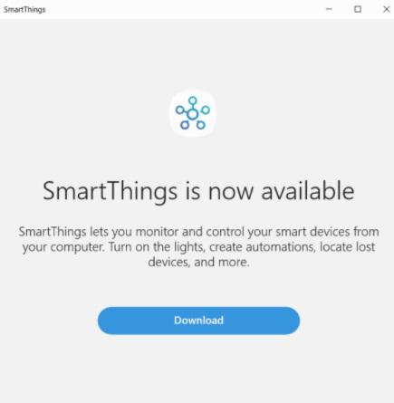 三星智能设备控制应用SmartThings已上架微软商店 目前还无法下载