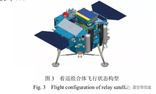 “嫦娥4号”着巡组合体外观