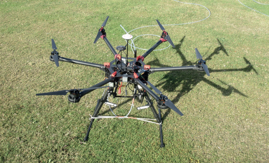 　圖3 無人機測量（圖源：Grant Allen）