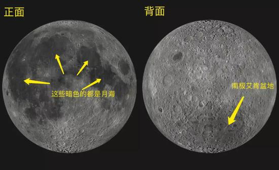 LRO全月拼接影像。图片来源：NASA