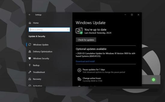 微软宣布从2020年5月起不再发布Windows 10的可选更新补丁