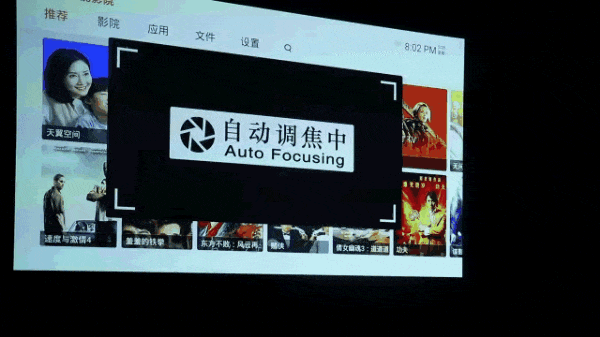 4D自动梯形校正效果展示