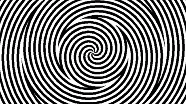 视觉遗像:看图像在眼前凭空消失你的大脑还相信眼见为实? 螺旋错觉的进阶版,晕吗?