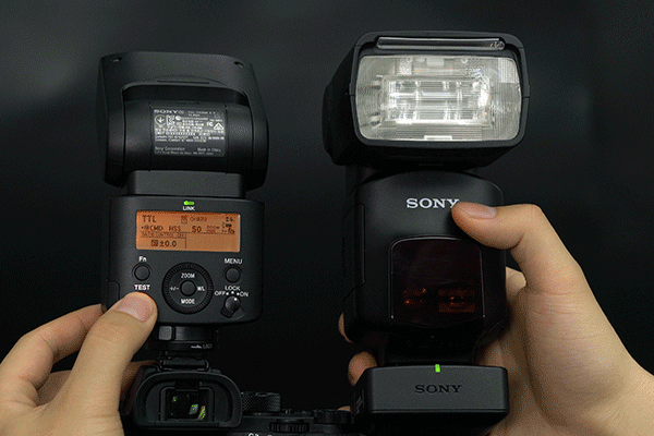 HVL-F45RM作为引闪器控制HVL-F60M