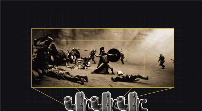 ▲ 不同焦距来记录不同视角构图。 图片来自：StudioBinder