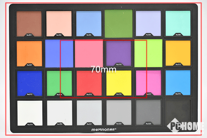 典型焦距畸变测试