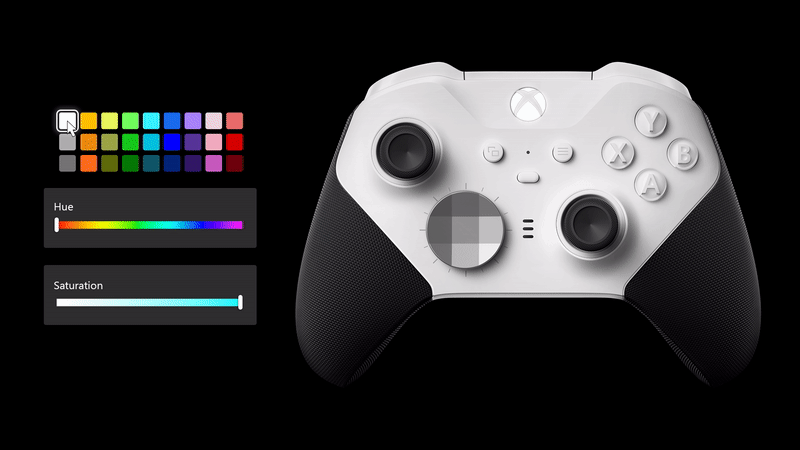 “手柄”微软Xbox Elite 2无线手柄上的Xbox按钮现在支持RGB颜色定义