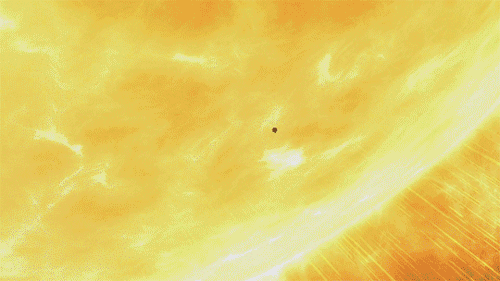 图8。 帕克太阳探测器靠近太阳观测示意图（图源：NASA网站）