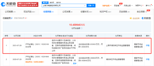 新浪科技|大众点评因不制止违法广告被罚