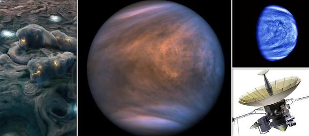 金星云层中水活性太低不足以维持生命 木星云层都比金星更宜居