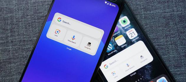 ▲ Android 11 上的小组件与 iOS 14 的小组件。 图片来自:9to5Google