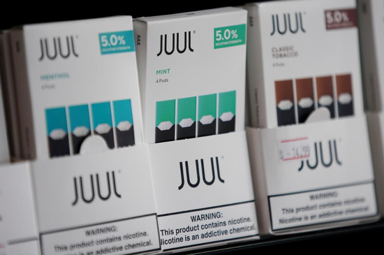 Juul在美国停售薄荷味电子烟 60%高中生和54%中学生说常选Juul