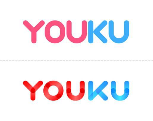 优酷新旧Logo对比图