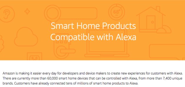 Alexa被7400多个家居品牌设备接入 去年9月份已达2万台
